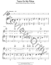 Tears On My Pillow piano sheet music cover